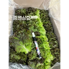 국내산 하우스 상추 꽃상추 2kg 한박스 당일경매, 1박스(2kg내외), 1개