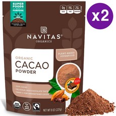 나비타스 카카오 파우더 Navitas Cacao Powder, 227g, 1개입, 2개