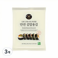 만전김 두번구운 김밥용김 10p, 25g, 3개