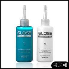 KDM 그리에이트 그로스 아이롱 건강모 1제 2제 150ml 10개 세팅펌 펌펌 모발손상방지, 김도매 1