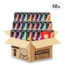 [백성] 웰치스 제로 혼합세트 탄산음료 최신제조 안전포장, 48개, 355ml