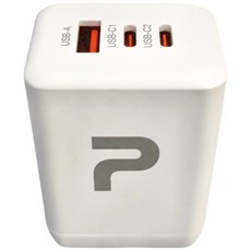 POLYWELL 寶利威爾 65W三孔PD快充頭, 白色, 1個