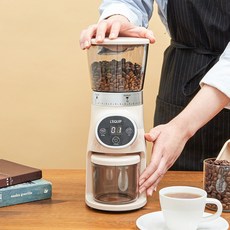 [리큅] 커피원두 그라인더 LCG-C2001, LCG-C2001 (베이지)