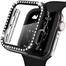 44mm 애플워치 SE 6세대 케이스 커버 C19 Recoppa Apple Watch Case with Screen Protector for Apple Wat, 1 pack-black_44mm, 1 pack-black_44mm, 1 pack-black