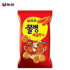 농심 쫄병 매콤한맛 82gx2봉/라면스낵, 82g, 2개