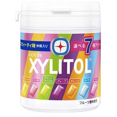 일본 롯데 XYLITOL 키시리톨 무지개 7종 아소트 보틀 143g, 1개