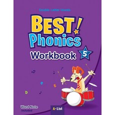 Best Phonics 베스트 파닉스 5 - Work Book 교재 책, A-LIST