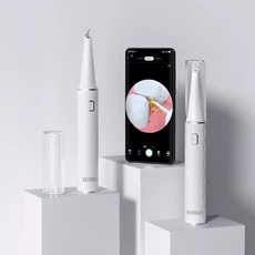 초음파치석제거기 내시경 셀프스케일링 구강케어 스케일러 샤오미 T12Pro 치석 초음파 제거, 화이트, 1개