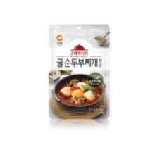 청정원 고메레시피 굴순두부찌개양념, 140g, 6개