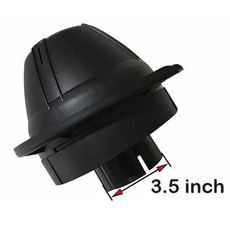 범용 스노클링 인렛 헤드 모든 오프로드 에어 램 버섯 3 인치, CHINA_3.5 inch, 1개
