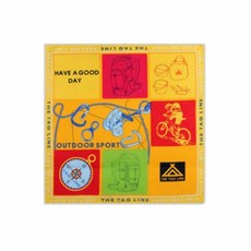(10개묶음)면60수 등산손수건(60cmX60cm) 땀흡수 땀수건 등산 손수건 판촉물 로고인쇄