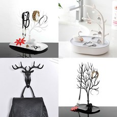 나무귀걸이거치대