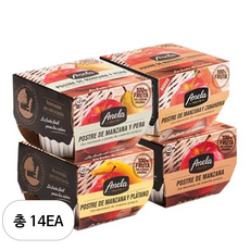 아넬라 생과일 디저트 스타트 A 패키지 100g x 2p x 4종 세트, 사과 + 바나나 + 당근 + 사과배, 14세트