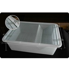 실험용 쥐 사육 케이지 번식 흰색쥐 연구용 과학 박스, 직관 고무 물병 37x28.5x11, 1개