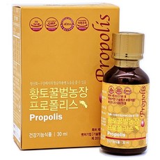 황토꿀벌농장 프로폴리스 수용성 액상 원액 국내산100%, 30ml, 1개