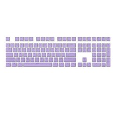 일반 PBT 푸딩 키 캡 2색 주입 OEM 프로필 체리 MX 스위치용 반투명 게임용 기계식 키보드 키 캡, 하나, PUD-10 104 키, 하나