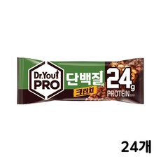 오리온 닥터유 프로 단백질바 크런치, 70g, 24개