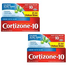 코르티존 하이드로코티슨 크림 56g 2개/ Cortizone 10 Max Hydrocortisone Anti-Itch Cream, 2개