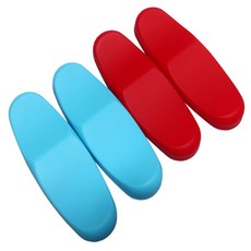 파미레 국산 실리콘 수저받침대 세트 숟가락 젓가락 받침대, 4P(레드+블루), 1세트