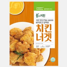 풀무원 치킨너겟 (1kg) 캠핑필수템 홈파티음식 풍미업 소문난 쏘울푸드 간편식 모에모에큥