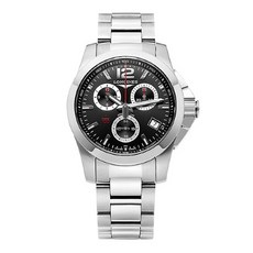 론진 LONGINES L3.700.4.56.6 콘퀘스트 conquest 남성용 메탈시계 40mm