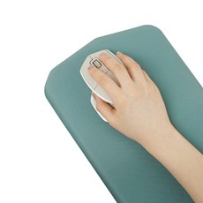 대형마우스패드손목쿠션일체형 유리 글로벌 대형 마우스 손목받침대 팜레스트 보호대 패드 쿠션 게이밍 핵폭신 컬러3:대형 3D손복받침대-그린 1개
