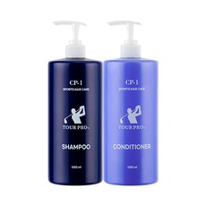 CP-1 SPORTS 투어 프로72 아쿠아 인텐시브 샴푸 1000ml + 인텐시브 컨디셔너 1000ml SET, 1set