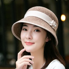 제노 여성겨울모자 털모자 모자녀 추동 시즌 어부모자 인륜 빈티지 버킷햇 데이 향미양