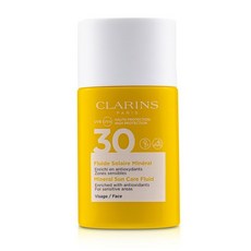 클라란스 - 미네랄 썬 케어 플루이드 포 페이스 SPF 30 - 민감성 부위, 30ml/1oz, 30ml/1oz, 1개