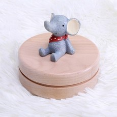 아가사랑 이빨요정 원목 유치보관함 피규어, 코끼리 요정
