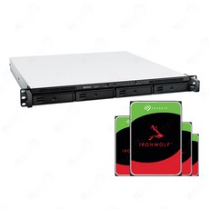 시놀로지 RS822RP+ 16TB (8TBx2) 씨게이트 Ironwolf HDD