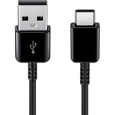 SAMSUNG EPDG930MBBEGWW 오리지널 USB TypeC 데이터 케이블 2개 팩 블랙