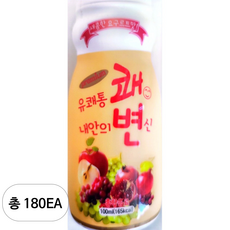 네오팜 유쾌통쾌 내안의변신 프리미엄 야채혼합주스, 180개, 100ml