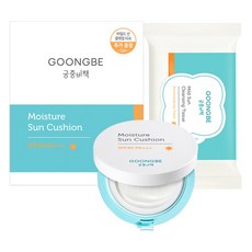 궁중비책 모이스처 선쿠션 SPF 40 PA+++ 본품 14g + 마일드 선 클렌징 티슈