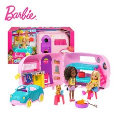 손오공 [마텔] 첼시의 캠핑카 플레이세트 바비, 없음