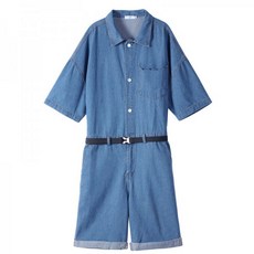 남녀공용반팔반바지점프수트