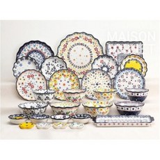 메종오브제 프라카 폴란드풍 도자기 4인 홈세트 28P 디너세트, 단일옵션