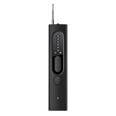 무선 라디오 자동차 파인더 장치 추적기 버그 숨겨진 스캐너 카메라 GPS 청취 RF 카메라 신호 적외선 감지기스파이 펜, 검은색, 1개