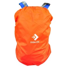 DIBOTE 迪伯特 背包防水套, 尼龍布+銀膠塗層 (100%防水), 適用30-50L背包, 47 x 24 x 20cm(30-50L), 橘色, 1個