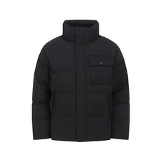 OlZEN 올젠 캐주얼 남성 다크 네이비 하이넥 덕다운 다운 Dark Navy 자켓 출퇴근용 겨울 코트 겨울패딩 남자 회사 출근용