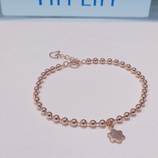 티르리르 bg(주얼리)실버 925-깜찍귀여운 러플 볼체인 팔찌