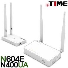 ipTIME IPTIME N604E 와이파이 유무선 공유기, IPTIME N604E + N400UA (랜카드패키지)