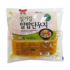 일가집 알밥단무지 1kg, 1개