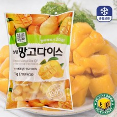 대정 냉동 망고다이스 1kg, 1개