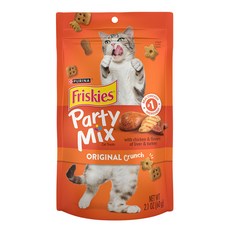 퓨리나 프리스키 파티믹스 고양이 간식 60g, 칠면조와 간맛, 5개