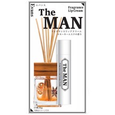 [일본 입술보호제] Pure Smile (퓨어 스마일) 더 남자 향수 립밤 "TheMAN Fragrance Lip Cream"(Evans 에, 1, 단일상품