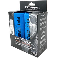 팻 그립스 궁극 암 빌더 Fat Gripz Pro 5.7cm 직경 덤벨 바벨 EZ 바 케틀 벨 장착, 단일옵션