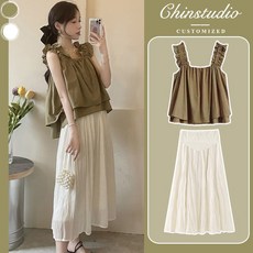 만삭사진 촬영 원피스 빅사이즈 임산부 오피스룩 출산 드레스 여름 스타일 2023 새로운 캐주얼 정장 작은 패션 외국 스커트 투피스