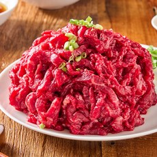 농가살리기 암소한우 1+등급 이상 육회 (소스증정), 200g, 2개