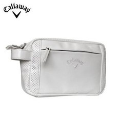 callaway 켈러웨이 골프 남성용 수납가방 클러치백, 화이트